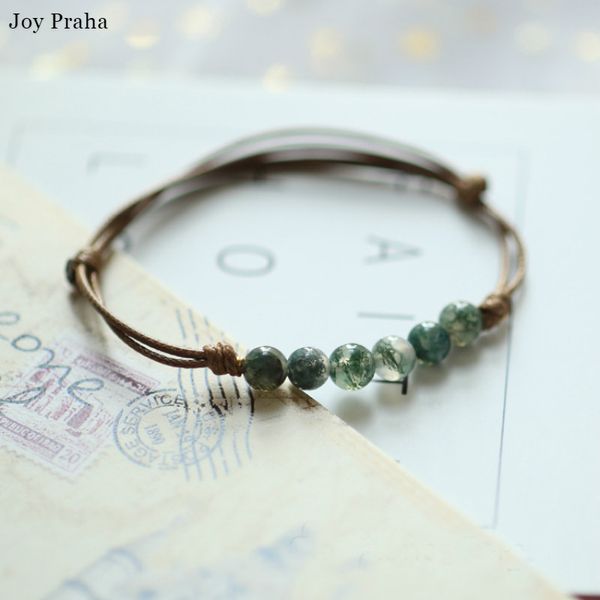 natural aquatic agate bracelet / retro fresh / wholesale dropshipping, Golden;silver
natural aquatic agate bracelet / retro fresh / wholesale dropshipping, Golden;silver