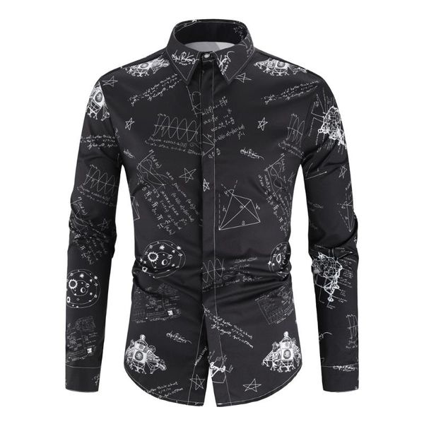 fashion geometric print mens dress shirts regular fit men plus size shirt good quality long sleeve casual shirts men, White;black
fashion geometric print mens dress shirts regular fit men plus size shirt good quality long sleeve casual shirts men, White;black