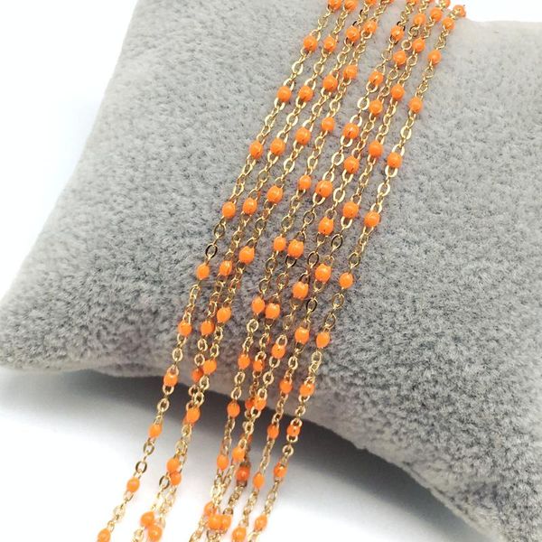 5meters 2mm orange color enamel dot chains craft jewelry making,enamel beaded chains wire wrapped gold rosary chain findings, Silver
5meters 2mm orange color enamel dot chains craft jewelry making,enamel beaded chains wire wrapped gold rosary chain findings, Silver