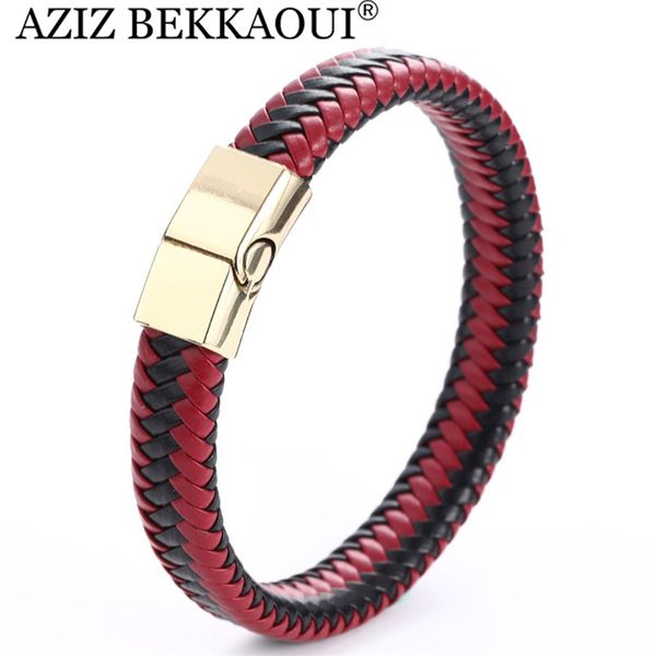 aziz bekkaoui classical new leather monolayer red brown black bracelet men's bracelets men's jewelry as chinese special gift, Golden;silver
aziz bekkaoui classical new leather monolayer red brown black bracelet men's bracelets men's jewelry as chinese special gift, Golden;silver