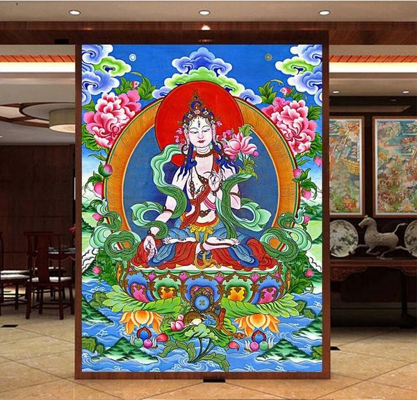 3d room wallpaper custom p non-woven mural original innovation thangka hd big picture white tara guanyin sitting lotus wall-papers
3d room wallpaper custom p non-woven mural original innovation thangka hd big picture white tara guanyin sitting lotus wall-papers