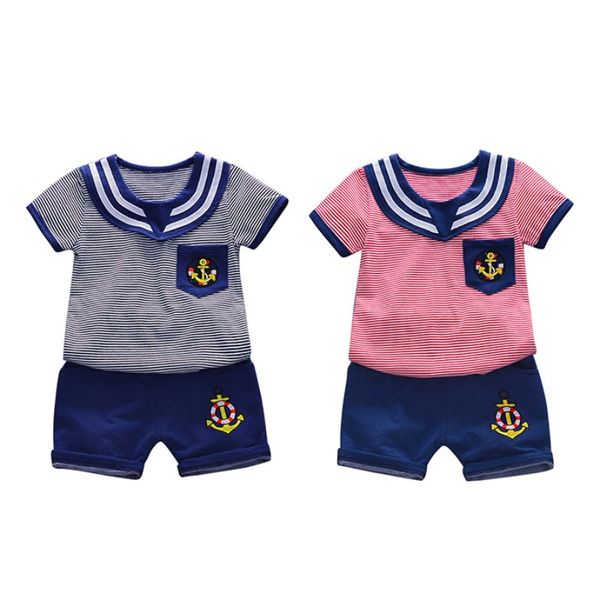 fashion kid clothes set casual baby boy girl striped t-shirt+solid shorts 2pcs suit newborn navy style clothing summer short-s, White
fashion kid clothes set casual baby boy girl striped t-shirt+solid shorts 2pcs suit newborn navy style clothing summer short-s, White