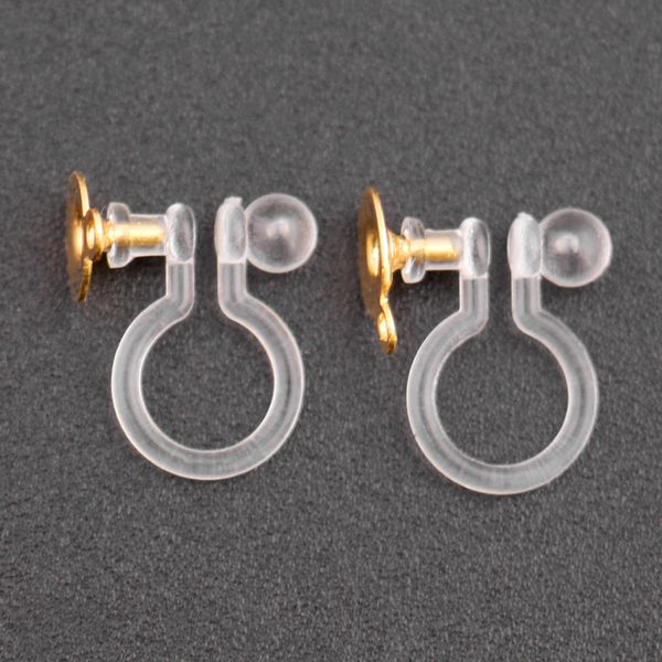 10pcs transparent non-porous ear clip stainless steel/gold u-shaped ear-hole 5mm flat with suspended earrings, Silver
10pcs transparent non-porous ear clip stainless steel/gold u-shaped ear-hole 5mm flat with suspended earrings, Silver