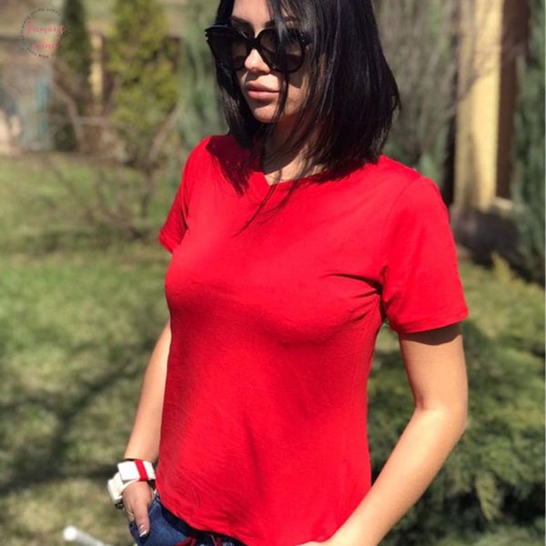 2019 весна лето конфеты футболка chic casual basic идеальный тройники v шеи рендер подкладки верхней одежды для девочек tops, White
2019 весна лето конфеты футболка chic casual basic идеальный тройники v шеи рендер подкладки верхней одежды для девочек tops, White