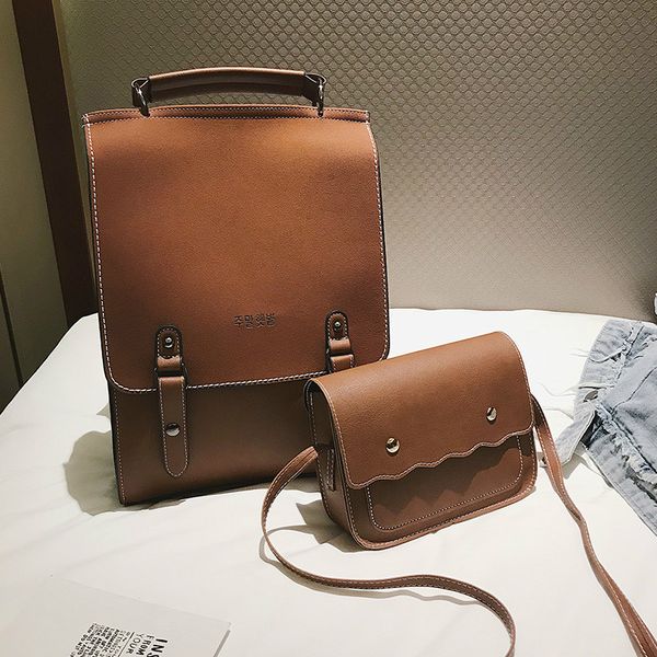 pu leather backpack women 2pcs set backpacks school bag for girls casual style a4 paper vintage travel back pack shoulder bags
pu leather backpack women 2pcs set backpacks school bag for girls casual style a4 paper vintage travel back pack shoulder bags