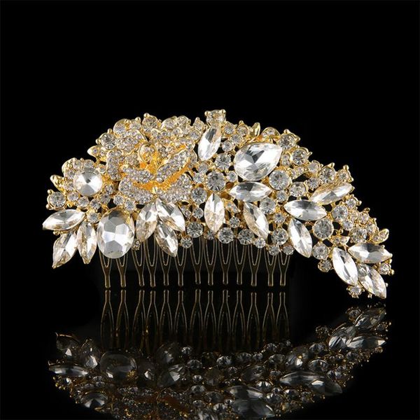 kmvexo leaf shape gold silver bridal hair combs 2017 luxurious crystal rhinestone wedding hair jewelry accessories peine de pelo, Golden;white
kmvexo leaf shape gold silver bridal hair combs 2017 luxurious crystal rhinestone wedding hair jewelry accessories peine de pelo, Golden;white