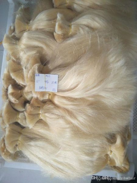 elibess brand--300 grams hair weft 100% human hair blonde 613# color european hair bulk without weft, dhl, Black
elibess brand--300 grams hair weft 100% human hair blonde 613# color european hair bulk without weft, dhl, Black