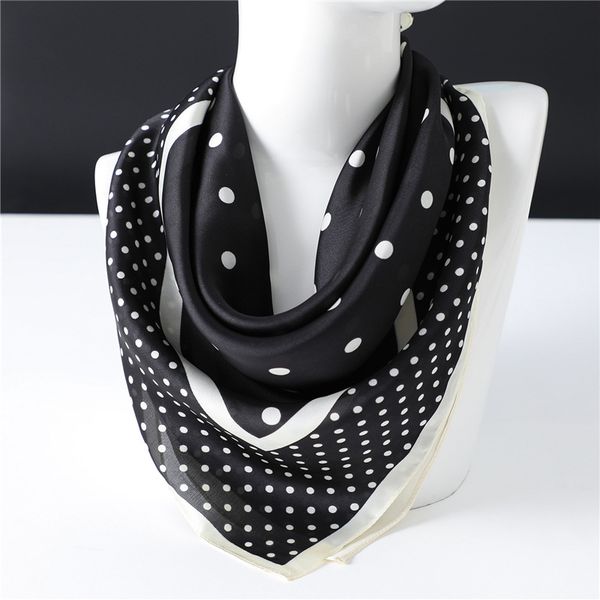 shawls 2021 fashion square silk scarf women black white polka dot and wraps bag scarves hair tie bandanas hijab 70*70cm, Blue;gray
shawls 2021 fashion square silk scarf women black white polka dot and wraps bag scarves hair tie bandanas hijab 70*70cm, Blue;gray