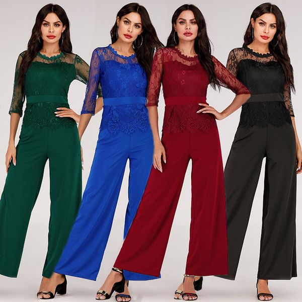summer romper women womens jumpsuit lace women rompers summer ladies office work wear overalls women wide leg playsuit tracksuit long, Black;white
summer romper women womens jumpsuit lace women rompers summer ladies office work wear overalls women wide leg playsuit tracksuit long, Black;white