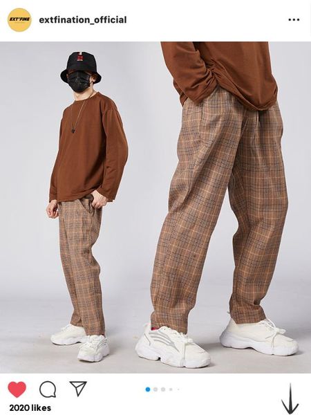 extfination | plaid pants harem pants 2020 man casual trousers men streetwear loose, Black
extfination | plaid pants harem pants 2020 man casual trousers men streetwear loose, Black