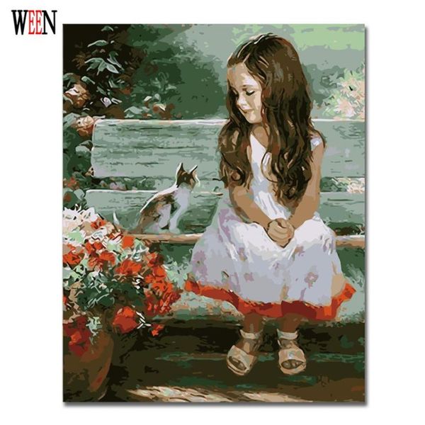 paintings girl and cat oil painting by numbers on canvas diy handpainted child coloring digital home decor gift
paintings girl and cat oil painting by numbers on canvas diy handpainted child coloring digital home decor gift