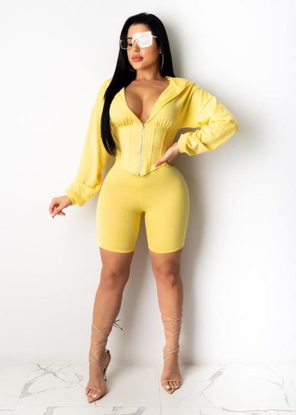vazn new sporty streetwear outfits hooded tracksuits zippers solid long sleeve leggings 2 pieces set, White
vazn new sporty streetwear outfits hooded tracksuits zippers solid long sleeve leggings 2 pieces set, White