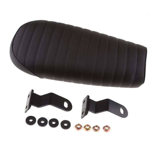 1 piece seat + 1 set of mounting accessories vintage seat flat saddle cushion motorcycle seat
1 piece seat + 1 set of mounting accessories vintage seat flat saddle cushion motorcycle seat