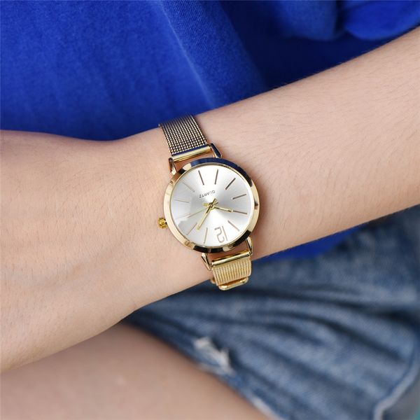 fashion women's bracelet watches small size ladies quartz wrist watch female mesh steel luxury dress watches, Slivery;brown
fashion women's bracelet watches small size ladies quartz wrist watch female mesh steel luxury dress watches, Slivery;brown
