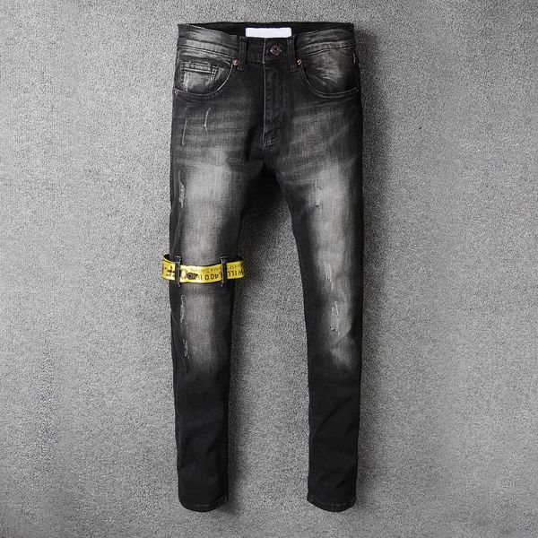 american style off jeans men's brand slim skinny casual jeans men's large size cotton quality fashion new white jeans pencil pants, Blue
american style off jeans men's brand slim skinny casual jeans men's large size cotton quality fashion new white jeans pencil pants, Blue