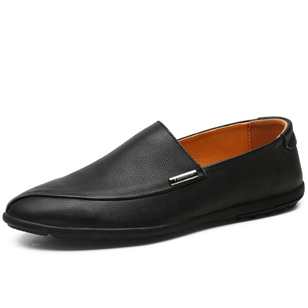 men loafers genuine leather shoes men flats brand fashion summer style soft moccasins gommino driving shoes %6089, Black
men loafers genuine leather shoes men flats brand fashion summer style soft moccasins gommino driving shoes %6089, Black