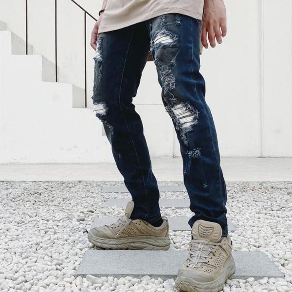 ww02496 fashion men's jeans 2020 runway european design party style men's clothing, Blue
ww02496 fashion men's jeans 2020 runway european design party style men's clothing, Blue
