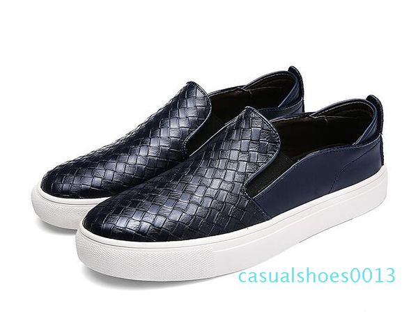 fashion leather shoes men slip-on loafers soft woven moccasins mens gommino shoes casual zapatillas c13, Black
fashion leather shoes men slip-on loafers soft woven moccasins mens gommino shoes casual zapatillas c13, Black