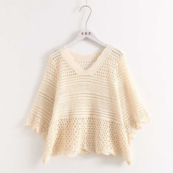2020 summer hollow out crochet blouses sun protection clothing female v-neck pullover shirts breathable flare sleeve loose, White
2020 summer hollow out crochet blouses sun protection clothing female v-neck pullover shirts breathable flare sleeve loose, White
