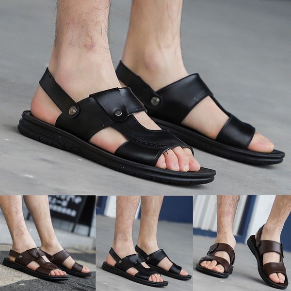 2019 comfortable handmade men sandals men's out breathable beach sandals summer casual non-slip wear resistant big size, Black
2019 comfortable handmade men sandals men's out breathable beach sandals summer casual non-slip wear resistant big size, Black