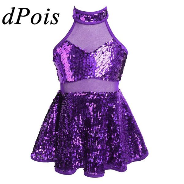 kids sleeveless halter tulle splice sequined girls ballet gymnastics leotard competition dance costume figure ice skating dress, Black;red
kids sleeveless halter tulle splice sequined girls ballet gymnastics leotard competition dance costume figure ice skating dress, Black;red