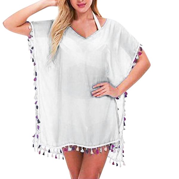 osrich 2019 beach cover up white dress ladies cover ups perspective tunic saida de praia with tassel
osrich 2019 beach cover up white dress ladies cover ups perspective tunic saida de praia with tassel