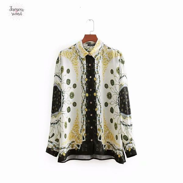 women new casual blouse vintage court printing regular loose shirt chic women autumn feminina blusas long sleeve brand ls2604, White
women new casual blouse vintage court printing regular loose shirt chic women autumn feminina blusas long sleeve brand ls2604, White