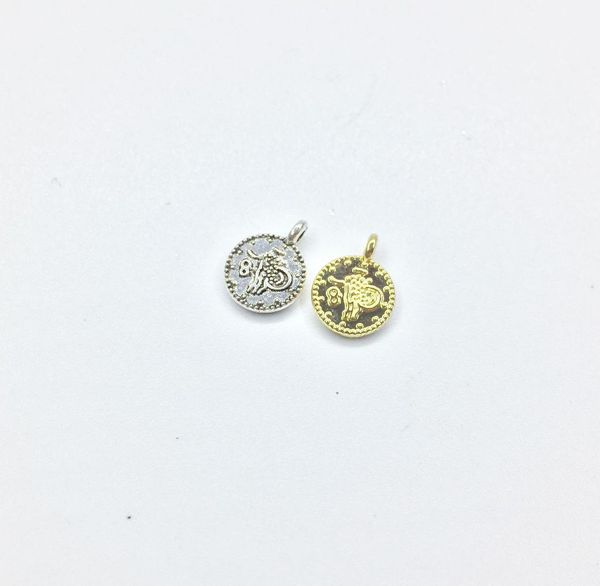 eruifa 20pcs 8mm mini coin gold/silver plated zinc alloy charms pendant jewelry diy necklace bracelet earrings 2 colors, Bronze;silver
eruifa 20pcs 8mm mini coin gold/silver plated zinc alloy charms pendant jewelry diy necklace bracelet earrings 2 colors, Bronze;silver