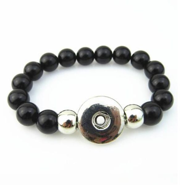 black imitation pearl beads handmade elastic 18mm snap button charm bracelets & bangles fit 18mm snap button bracelet jewelry, Golden;silver
black imitation pearl beads handmade elastic 18mm snap button charm bracelets & bangles fit 18mm snap button bracelet jewelry, Golden;silver