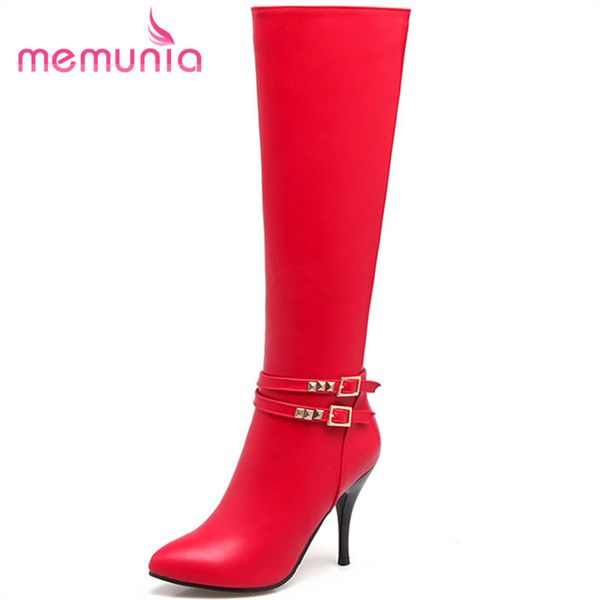 memunia 2020 new knee high boots fashion buckle boots winter pointed toe extreme high heels women big size 35-43, Black
memunia 2020 new knee high boots fashion buckle boots winter pointed toe extreme high heels women big size 35-43, Black
