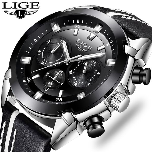 lige mens watches men's fashion business watch men's waterproof multi-function quartz watch relogio masculino, Slivery;brown
lige mens watches men's fashion business watch men's waterproof multi-function quartz watch relogio masculino, Slivery;brown