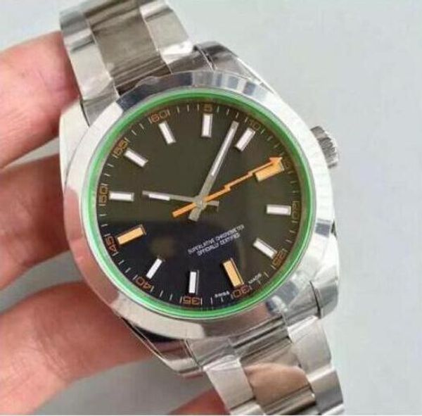 classic lightning milgausss watch black 40mm standard dial automatic movement silver men watches luminous wristwatches, Slivery;brown
classic lightning milgausss watch black 40mm standard dial automatic movement silver men watches luminous wristwatches, Slivery;brown
