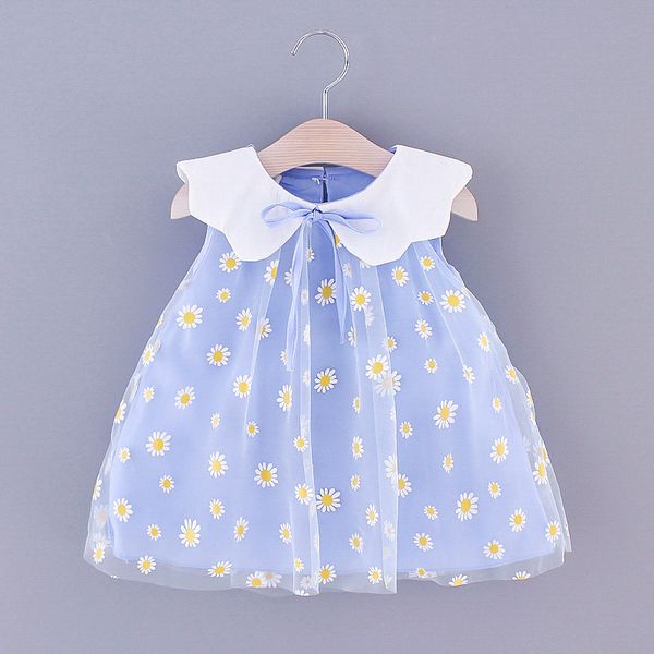 new children dress 2020 summer baby girls sweet daisy mesh lapel plain sleeveless princess dress children's clothing kids, Red;yellow
new children dress 2020 summer baby girls sweet daisy mesh lapel plain sleeveless princess dress children's clothing kids, Red;yellow