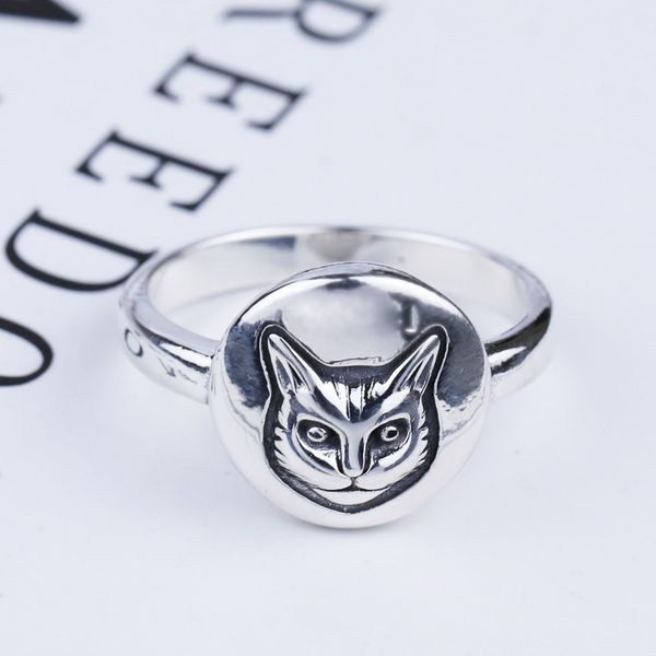 s925 silver cat head ring vintage classic sterling silver cat face ring british style hip-hop male and female thai silver ring
s925 silver cat head ring vintage classic sterling silver cat face ring british style hip-hop male and female thai silver ring