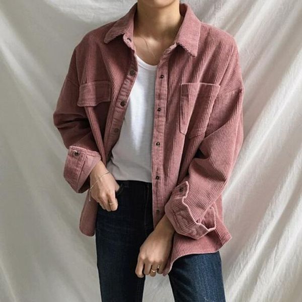 harajuku corduroy jackets women winter coats plus size overcoats female big cute jackets solid color clothing red dc123, Black;brown
harajuku corduroy jackets women winter coats plus size overcoats female big cute jackets solid color clothing red dc123, Black;brown