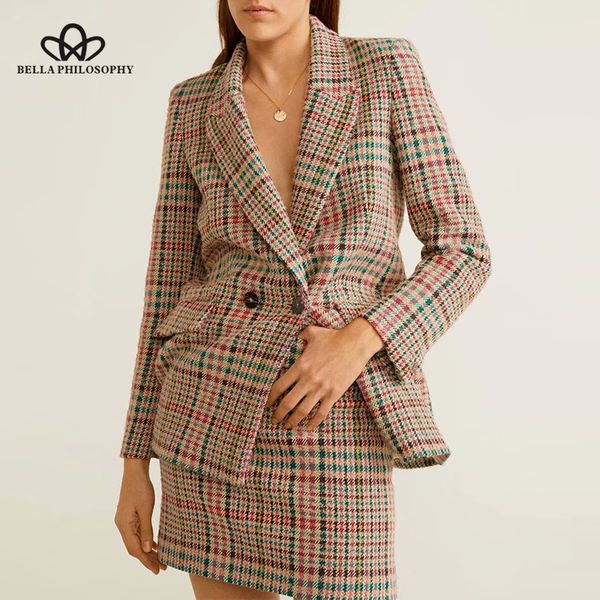 bella philosophy 2019 women skirt suit autumn work office lady two piece set plaid blazer female slim mini skirts, White;black
bella philosophy 2019 women skirt suit autumn work office lady two piece set plaid blazer female slim mini skirts, White;black