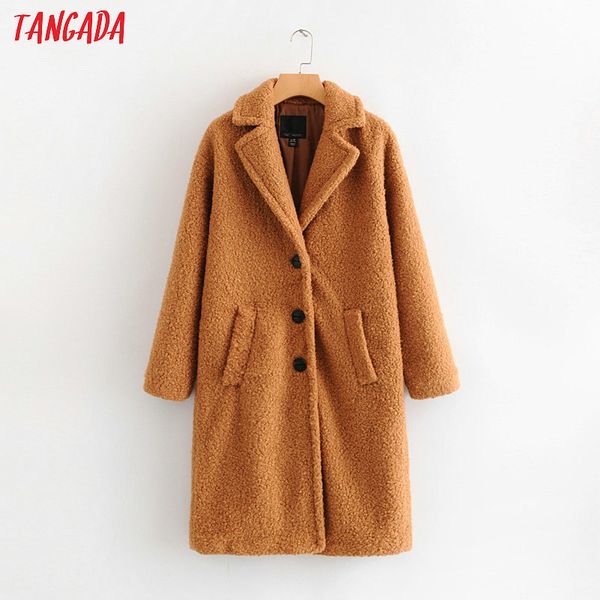 tangada elegant 2019 winter women black teddy long coat jacket pocket buttons long sleeve casual solid overcoat hy187
tangada elegant 2019 winter women black teddy long coat jacket pocket buttons long sleeve casual solid overcoat hy187