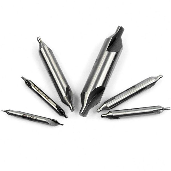 6pcs/set spotter professional combined hss center drill bits drilling hole 60 degree for lathe countersink high mill
6pcs/set spotter professional combined hss center drill bits drilling hole 60 degree for lathe countersink high mill