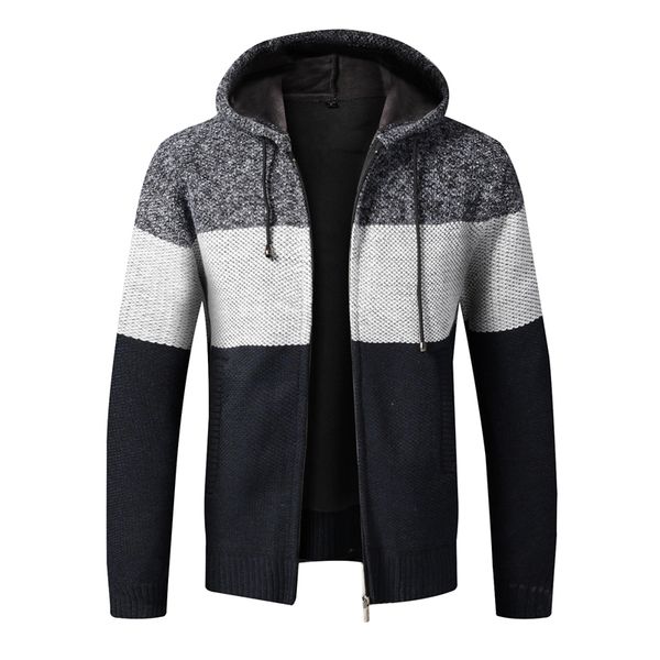 men's jackets winter men jacket thick warm cardigan casual hooded coat fleece cashmere coats autumn gradient knitted zipper patchwork, Black;brown
men's jackets winter men jacket thick warm cardigan casual hooded coat fleece cashmere coats autumn gradient knitted zipper patchwork, Black;brown