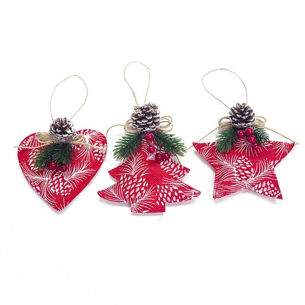 3pcs/set christmas star /tree/heart jute pendants ornament xmas tree ornament diy crafts for home christmas party decoration
3pcs/set christmas star /tree/heart jute pendants ornament xmas tree ornament diy crafts for home christmas party decoration