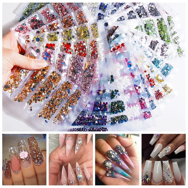 100pcs 3d glitter different 28colors mixed size crystal gems shiny acrylic stones flat bottom manicure diy decor nail art decals, Silver;gold
100pcs 3d glitter different 28colors mixed size crystal gems shiny acrylic stones flat bottom manicure diy decor nail art decals, Silver;gold