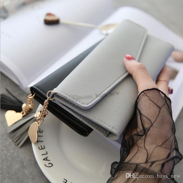 stylish wallets coin purses leather women long tassel clutch phone wallets female credit card holder money bags ing, Red;black
stylish wallets coin purses leather women long tassel clutch phone wallets female credit card holder money bags ing, Red;black