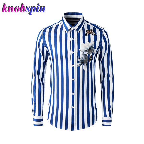 classic striped print shirt men long sleeve elegant embroidery chemise homme casual slim business male cotton silk shirts -4xl, White;black
classic striped print shirt men long sleeve elegant embroidery chemise homme casual slim business male cotton silk shirts -4xl, White;black