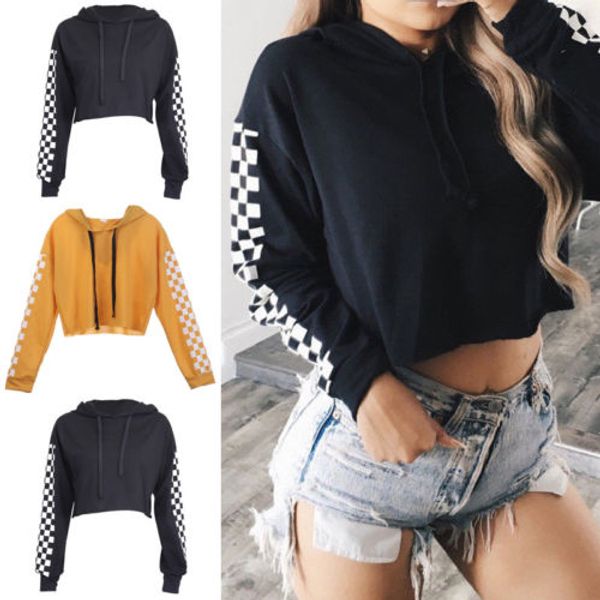 fashion short hoodies women's hooded sweatshirt jumper long sleeve coat spring fall yellow&black sportwear pullover
fashion short hoodies women's hooded sweatshirt jumper long sleeve coat spring fall yellow&black sportwear pullover