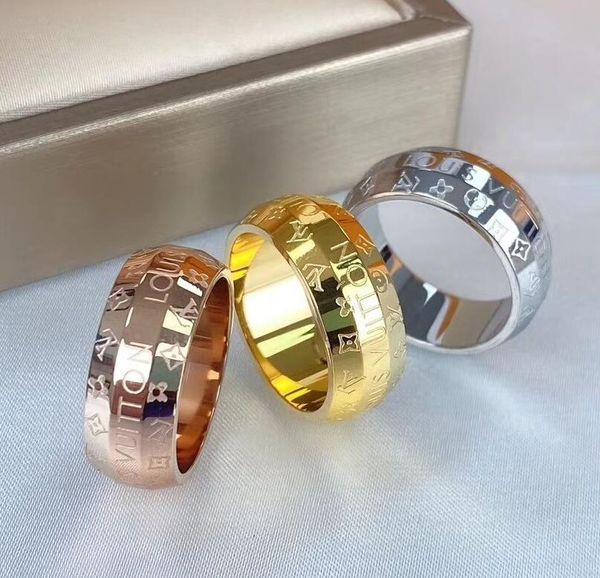designer rings stainless steel luxury 18k gold plated lovers rings men women ring louìs vuìttõn plated jewelry l rings, Silver
designer rings stainless steel luxury 18k gold plated lovers rings men women ring louìs vuìttõn plated jewelry l rings, Silver