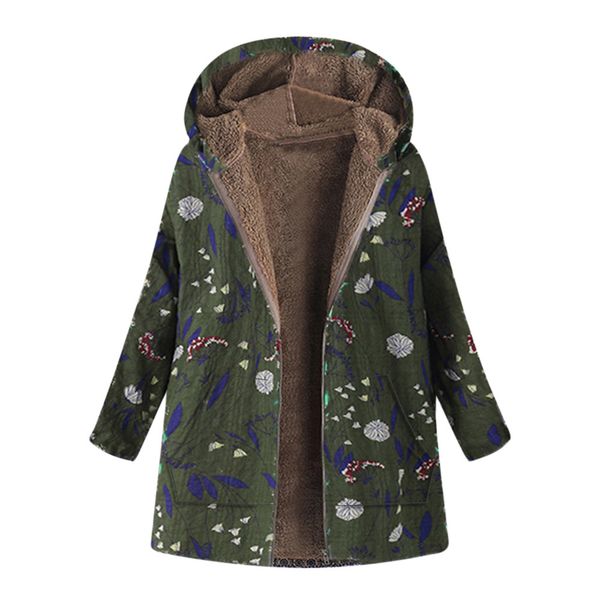 ostrich clothes coat women winter warm outwear floral print hooded pockets vintage oversize coats and jacket women coat, Black
ostrich clothes coat women winter warm outwear floral print hooded pockets vintage oversize coats and jacket women coat, Black
