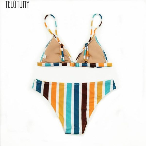 telotuny ladies split swimwear women's rainbow striped print swimwear bandage tankini beach sets fashion new jan16, White
telotuny ladies split swimwear women's rainbow striped print swimwear bandage tankini beach sets fashion new jan16, White