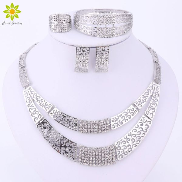 jewelry sets fashion wedding accessories african jewelry sets silver plated rhinestone necklace earrings set bridal set, Slivery;golden
jewelry sets fashion wedding accessories african jewelry sets silver plated rhinestone necklace earrings set bridal set, Slivery;golden