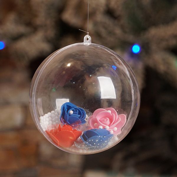 5pcs christmas tress hanging decorations round ball transparent open plastic clear ornament kids diy party supplies 4/5/6/7/8cm
5pcs christmas tress hanging decorations round ball transparent open plastic clear ornament kids diy party supplies 4/5/6/7/8cm