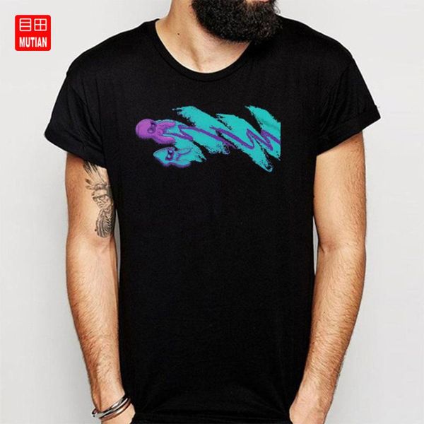 splat jazz t shirt, White;black